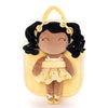 Ballet girl Gold personalized backpack