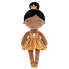 Personalized Balerina girl doll Gold 