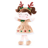 Reindeer girl personalized Christmas doll Limited Edition 2024