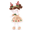 Reindeer girl personalized Christmas doll Limited Edition 2024