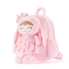 Personalized Bunny Girl Pink Backpack