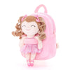 Ballet girl Gold personalized backpack