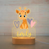 Lampada LED 3D Giraffa personalizzata