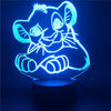 Lampe LED 3D Simba