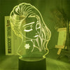 Lampe LED 3D Elsa