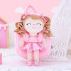 Ballet girl fushia personalized backpack