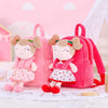 Cherry girl personalized backpack