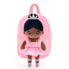 Pink Ballet girl personalized backpack