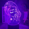 Lampe LED 3D Elsa