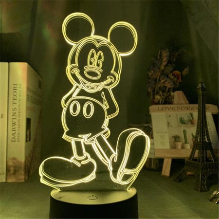 Lampe LED 3D Mickey