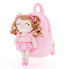 Ballet girl fushia personalized backpack