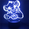 Lampe LED 3D Simba