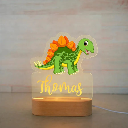 Lampada LED 3D Dinosaur personalizzata